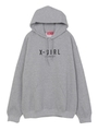 SMART LOGO SWEAT HOODIE/アッシュ