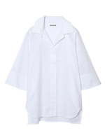 SNAP BUTTON BLOUSE/ホワイト