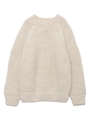 SOLID KNIT TOP/ホワイト