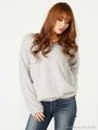 SループカットショートTOP/L/GRY