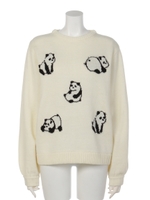 TO BE LAZY PANDA KNIT/OFF WHITE