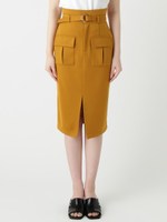 WAIST BELT SLIT MIDI SK/MST