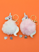 WEGO/ユニコーンファーキーホルダー