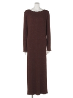 [BED&BREAKFAST]STARDUST Dress/BROWN