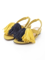 [GREED]TASSEL SANDALS/YELLOW