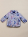 [baby]ウインターコスモスプリントサーモ綿入りリバーシブルブルゾン/ブルー