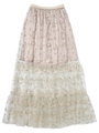 flowertulle skirt/offwhite