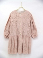 lace coat/pink