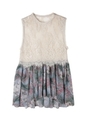 resort flower lace combi tank/MIX