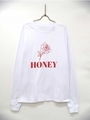 rose longT-shirt/white