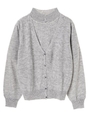 ・id パールニットアンサンブル/杢ライトグレー