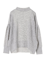 ・チビハイネックプルオーバー/杢グレー