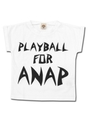 【ANAP KIDS】発泡プリントロゴTシャツ/ホワイト(001)