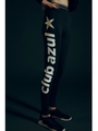 【AZUL BY MOUSSY】CLUB AZUL LOGO LEGGINGS/BLK