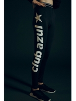 【AZUL BY MOUSSY】CLUB AZUL LOGO LEGGINGS/BLK