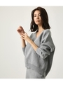 【AZUL BY MOUSSY】Vネックスウェッタープルオーバー【MOOK47掲載 97037】/T.GRY
