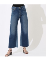 【AZUL BY MOUSSY】アンクルフレアー denim/BLU