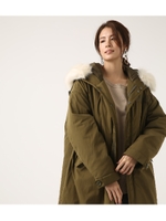 【AZUL BY MOUSSY】オーバーモッズ中綿コート/KHA