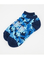 【AZUL BY MOUSSY】カモフラ柄アンクルソックス/柄NVY
