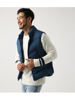 【AZUL BY MOUSSY】フード取外ダウンベスト/NVY