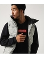 【AZUL BY MOUSSY】ポンチ中綿ベスト/柄T.GRY
