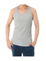 【AZUL BY MOUSSY】ランダムテレコタンクトップ/T.GRY