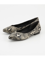 【AZUL BY MOUSSY】切替フラットパンプス/柄BLK