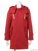 【BED＆BREAKFAST】Standard Stand Fall Collar Coat/RED