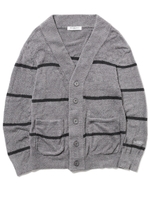 【GELATO PIQUE HOMME】’ホットスム-ズィー’ボーダーカーディガン/GRY