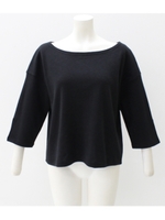 【Latina】MIXニットアームスリットTOP（別売りSET UP）/ブラック(027)