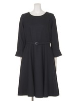 【Rew de Rew】ベルト付ワンピース（8R05-11086）/ネイビー