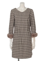 【Rew de Rew】ワンピース（8R05-10089)/ベージュ