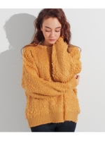 【Settimissimo】 ループニットオーバーサイズトップス/マスタード(044)