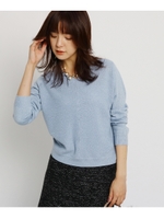 【WEB限定カラー】Vネックラメニット/ライトブルー(791)