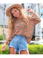【anap mimpi】MIXニットトップス/ミックス(034)