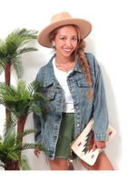 【anap mimpi】デニムGジャン/ライトブルー(038)