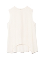 【emmi atelier】ノースリフレアトップス/WHT