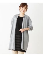 【セットアイテム】フリンジチュニック+シンプルカーディガン/ブラック(019)