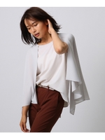 【洗える】マントデザインシャツ/ライトグレー(011)