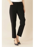 ◆[洗える]ＴＲトロ２ＷＡＹストレッチパンツ/ブラック(010)