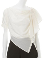 アシンメトリーフレアーブラウス