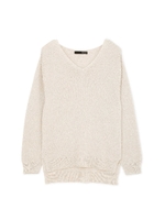 ◆大きいサイズ◆メニーヤーンニット/ベージュ(040)