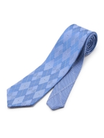 アーガイルリバーシブルネクタイ/ライトブルー(291)