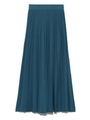 アイレットプリーツニットスカート/BLU