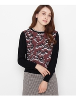 オータムフラワーニット/ダークブラウン(143)