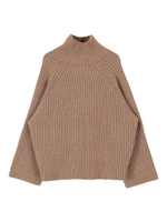 オーバーサイズタートルニット/モカ