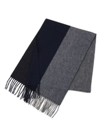 カシミヤセパレートマフラー/ネイビー(593)