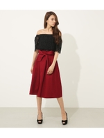 カラーミディフレアJ／W SK/RED