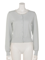 クルーネックビジューCD/ミント