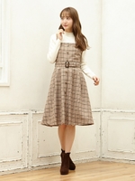 グレンチェックジャンスカ/ブラウン